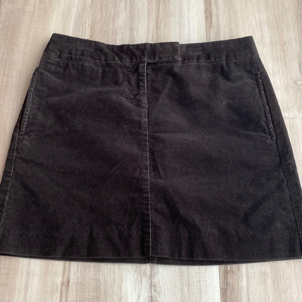 J.Crew Brown Corduroy Mini Skirt